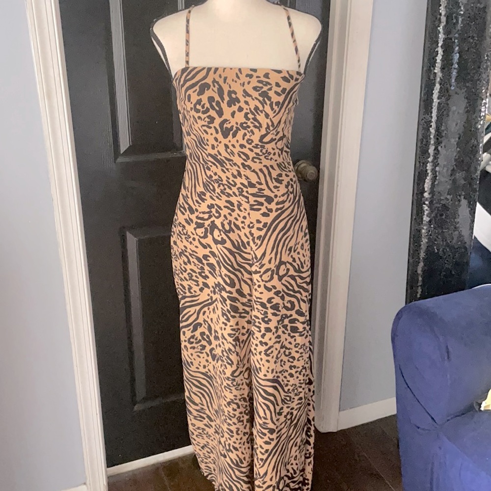 Animal print jumpsuit 🤎🖤